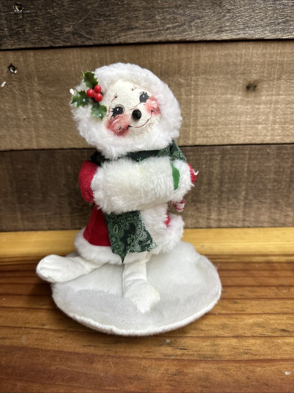 Annalee 1994 7” Snow Girl W/ Hand Warmer #7506